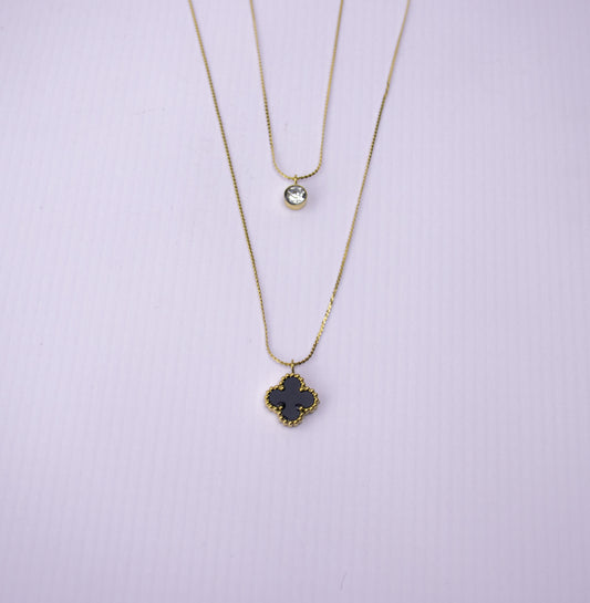 Collier VC double chaine